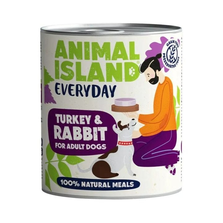 Mokré jedlo ANIMAL ISLAND Everyday Turkey Páv