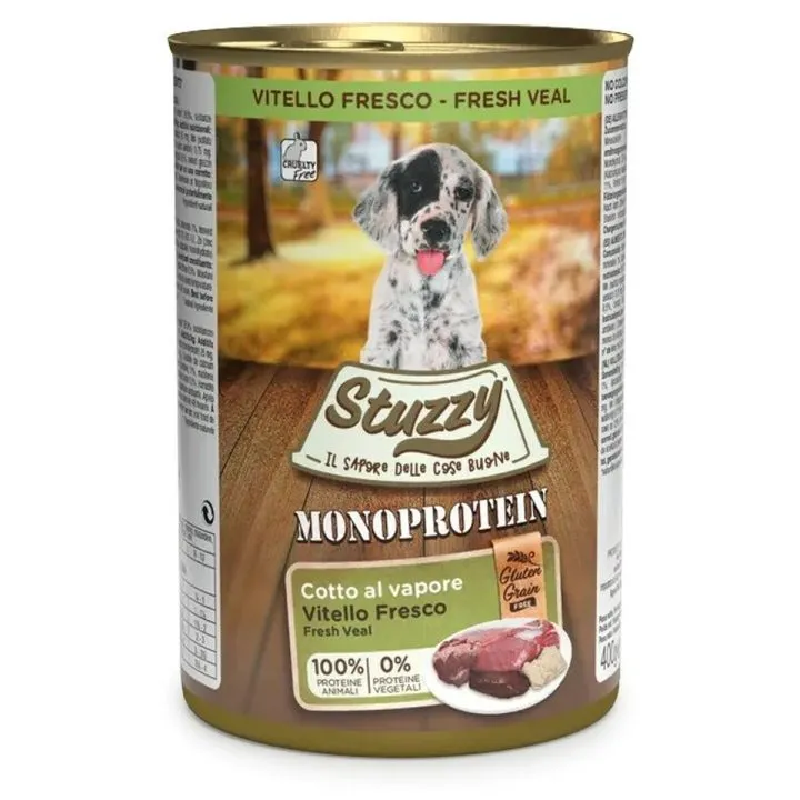 Mokré jedlo Agras Pet Foods Monoprotein Puppy Teľacie mäso 400 g