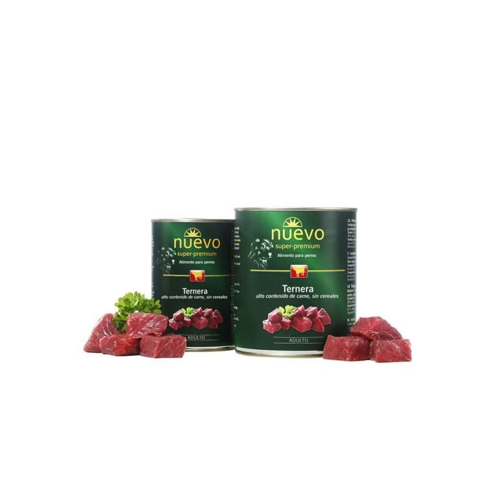 Mokré jedlo Nuevo Teľacie mäso 400 gr