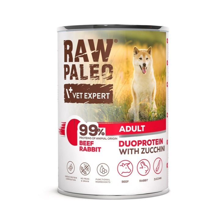 Mokré jedlo VETEXPERT RAW PALEO Hovädzie mäso