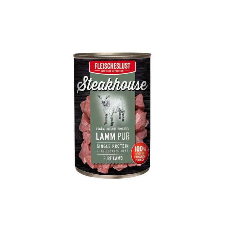 Mokré jedlo Fleischeslust Pure 800 gr Baránok