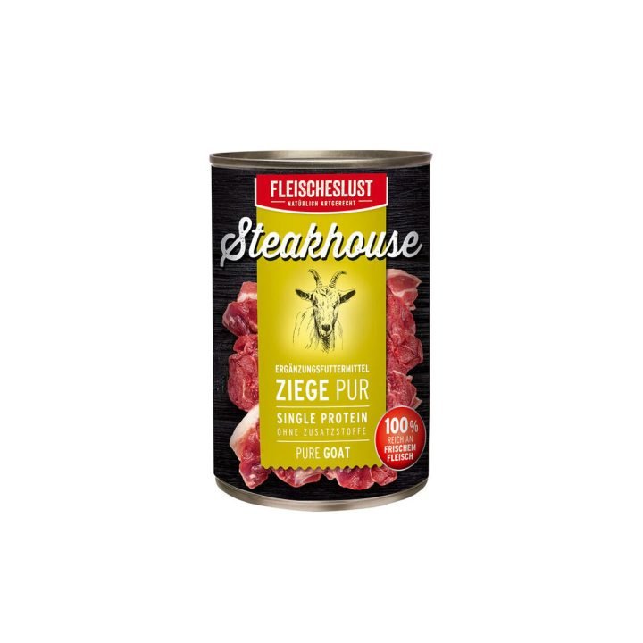 Mokré jedlo Fleischeslust Pure 800 gr Koza