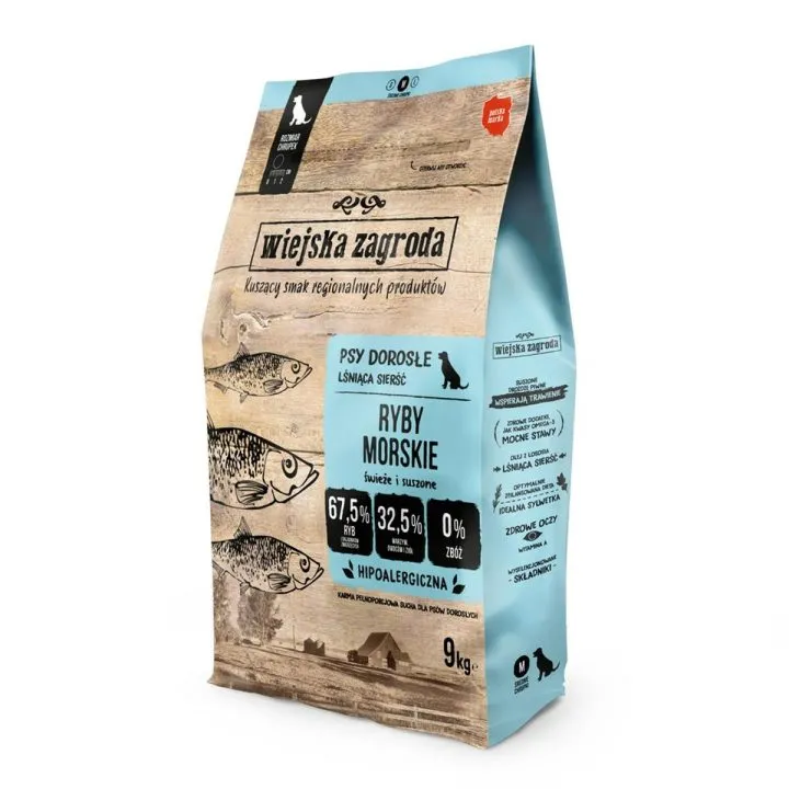 Krmivo WIEJSKA ZAGRODA Ryby 9 kg