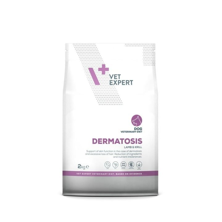 Krmivo VETEXPERT Dermatosis Dog Lamb Krill Baránok