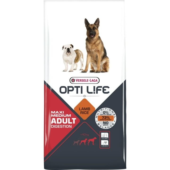 Krmivo Versele-Laga Adult Digestion Medium & Maxi Dospelý Baránok 12,5 Kg