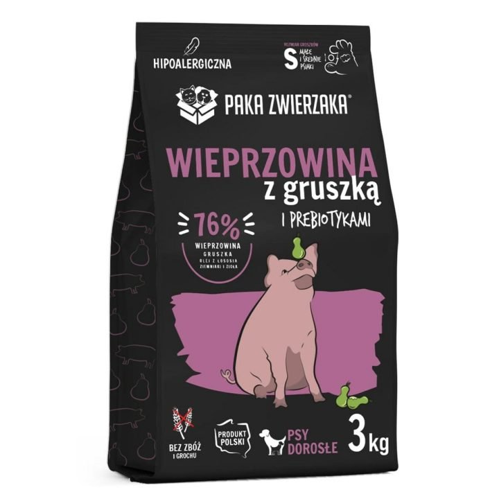 Krmivo Paka Zwierzaka Pork with pear Prasa
