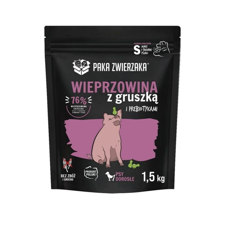 Krmivo Paka Zwierzaka Pork with pear Prasa