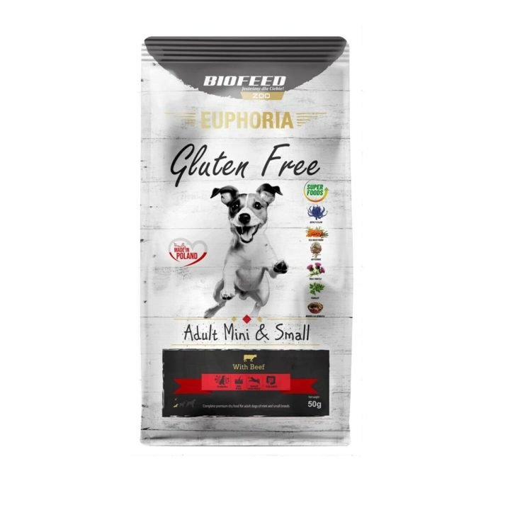 Krmivo Biofeed Euphoria Grain Free Small and miniature breeds Beef Teľacie mäso