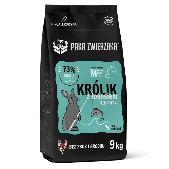 Krmivo Paka Zwierzaka Rabbit with salmon Králik