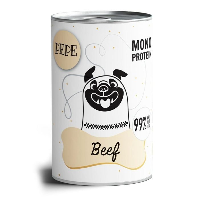Mokré jedlo Paka Zwierzaka Pepe Beef Hovädzie mäso 400 g