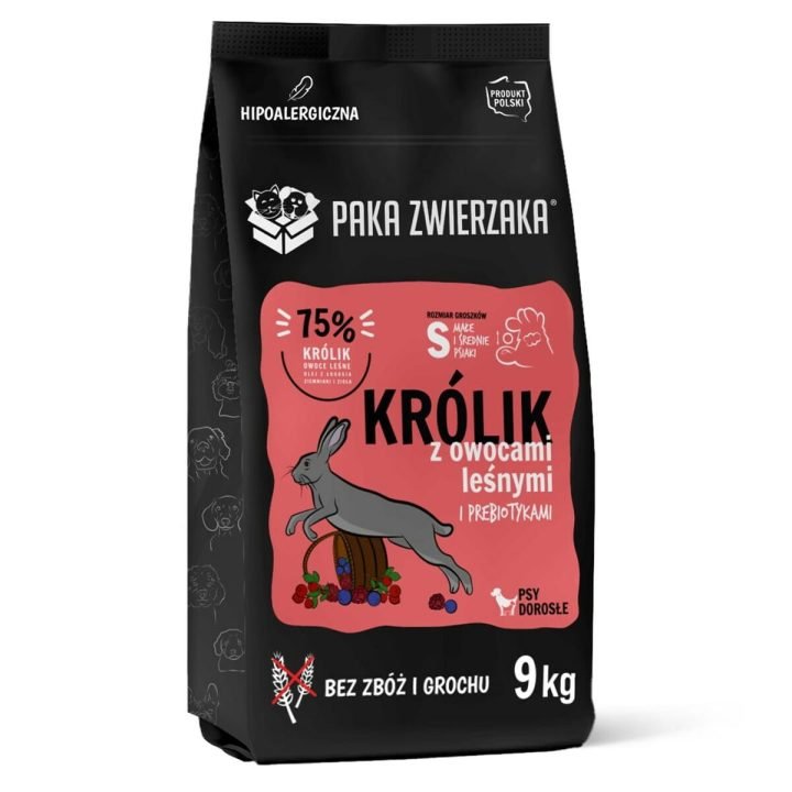 Krmivo Paka Zwierzaka Rabbit with forest fruits Králik