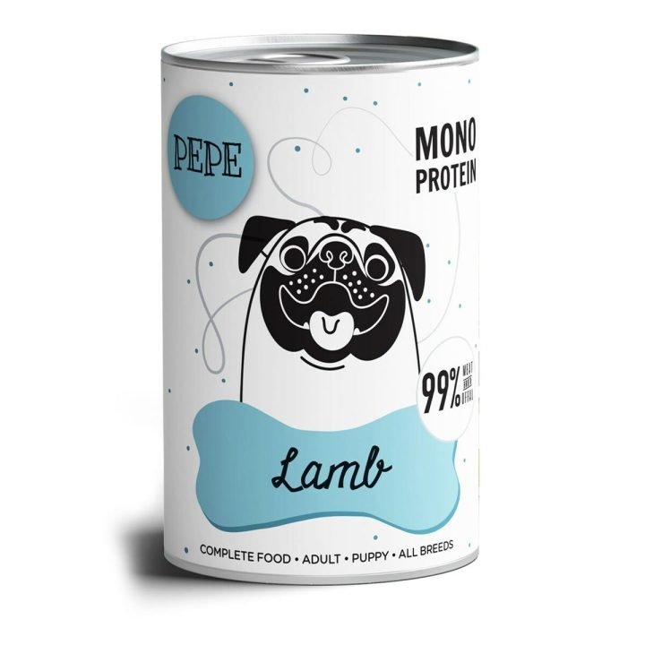 Mokré jedlo Paka Zwierzaka Pepe Lamb Baránok 400 g