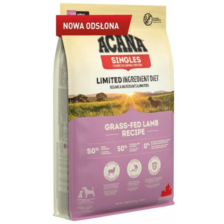 Krmivo Acana Singles Grass-Fed Lamb Baránok 6 Kg Dospelý
