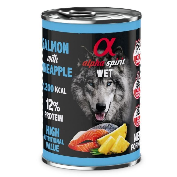 Mokré jedlo Alpha Spirit ALPHA SPIRIT WET Lososová 400 g
