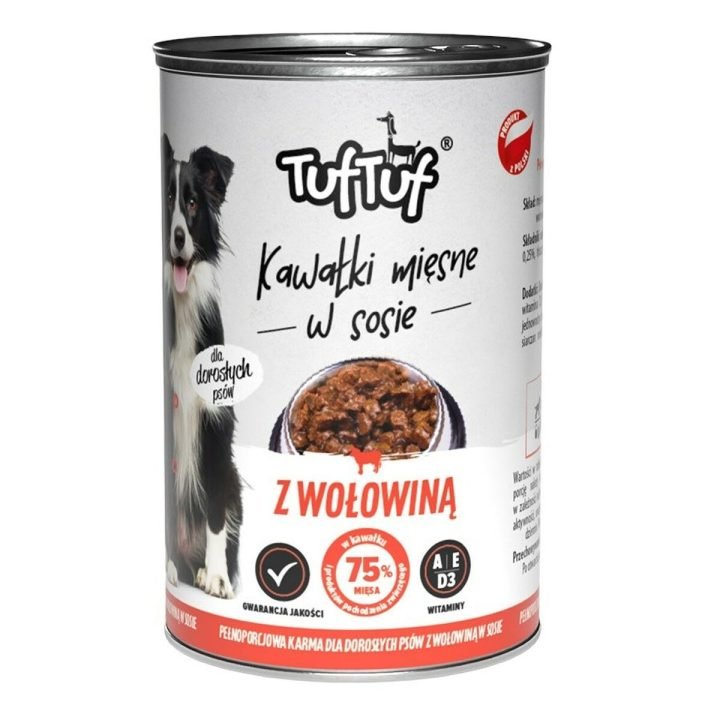 Mokré jedlo Tuftuf Hovädzie mäso