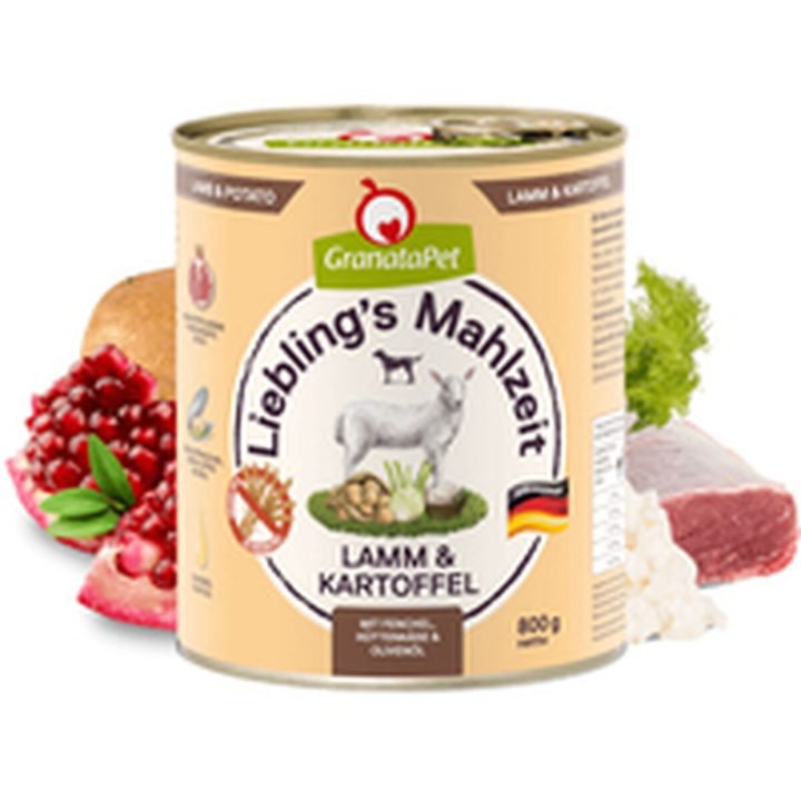 Mokré jedlo GranataPet Baránok 800 g