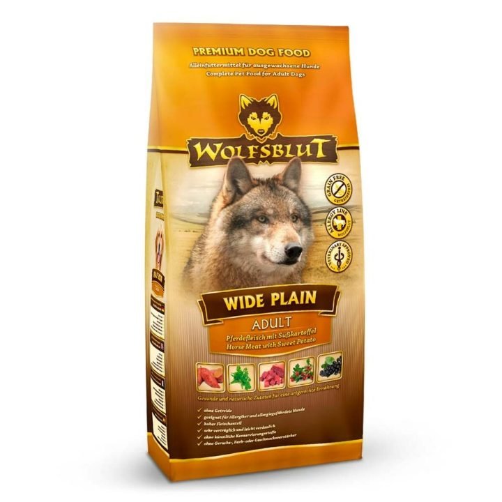 Krmivo Wolfsblut Dospelý Mäso Sladký zemiak (batat) Kôň