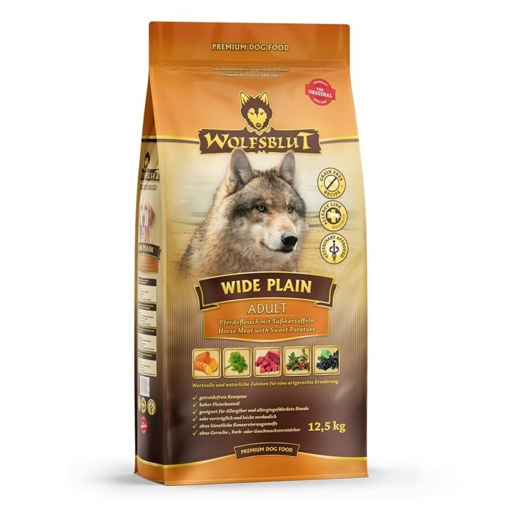 Krmivo Wolfsblut Dospelý Mäso Sladký zemiak (batat) Kôň