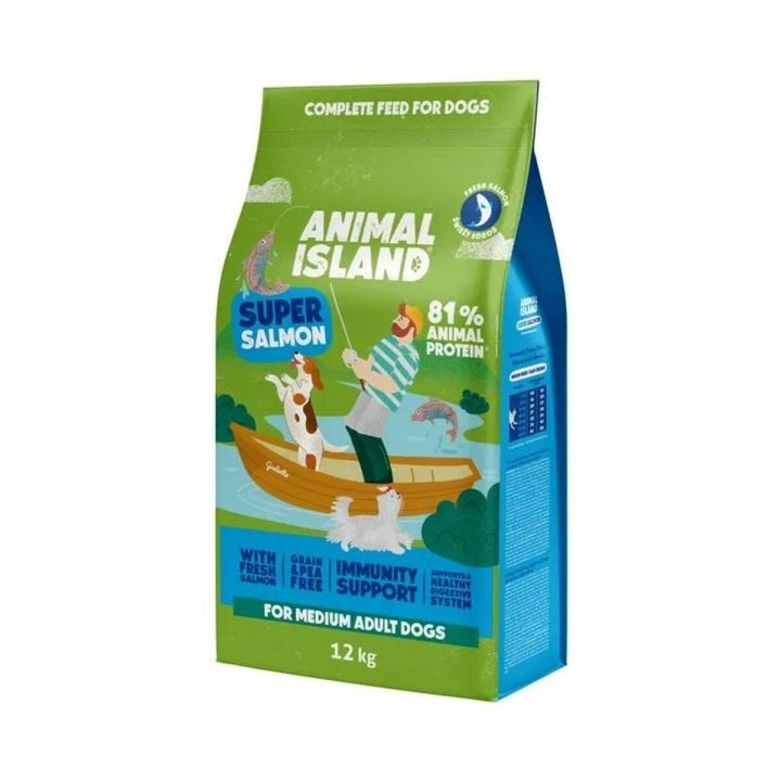 Krmivo ANIMAL ISLAND Lososová 12 kg