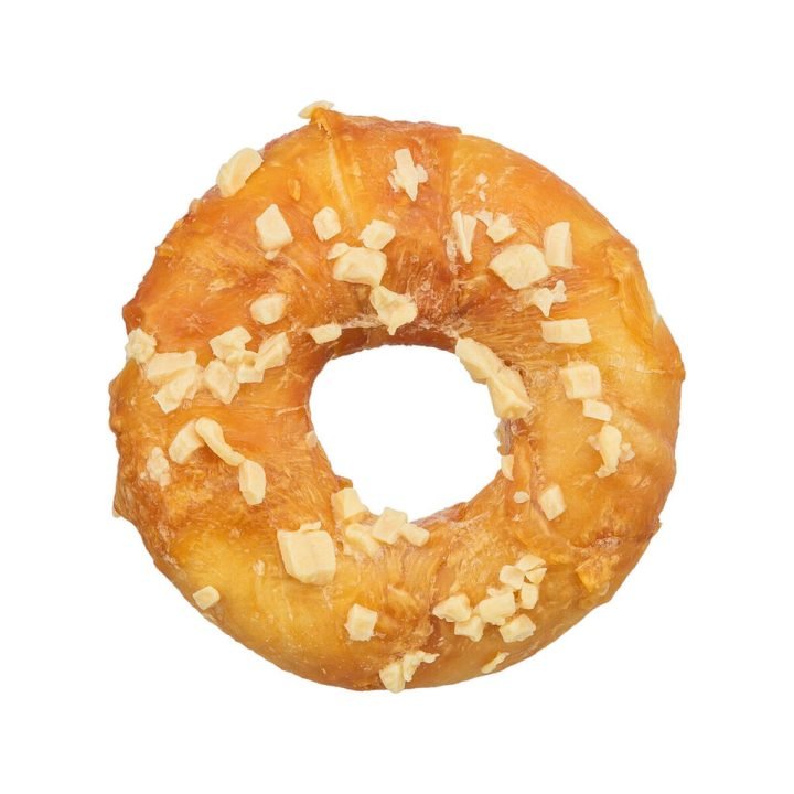 Maškrta na starostlivosť o zuby Trixie Denta Fun Ring 110 g Syr Kurča
