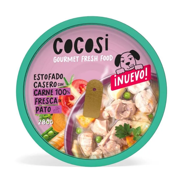 Mokré jedlo Cocosi ESTOFADO CASERO Kačica 280 g 9 kusov