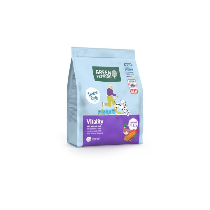 Krmivo Green Petfood Insect Dog Vitality Kačica 3 Kg