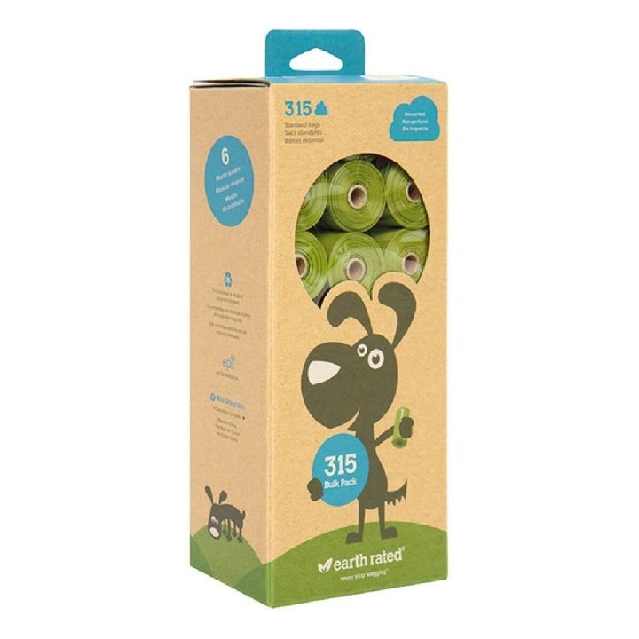 Zásobník na sáčky pre domáce zvieratá Earth Rated Rollos Bolsa