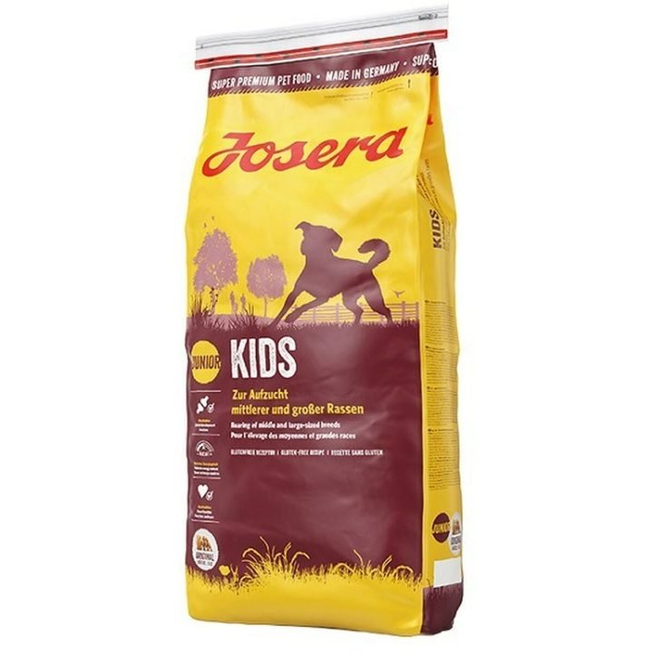 Krmivo Josera Kids Šteňa/junior Kurča Lososová Baránok Kukurica Vtáky 15 kg