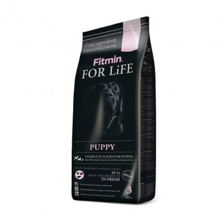 Krmivo Fitmin For Life Puppy Šteňa/junior Teľacie mäso Vtáky 3 Kg