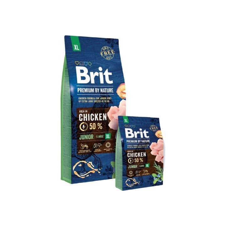Krmivo Brit Premium by Nature Junior Dospelý Šteňa/junior Kurča