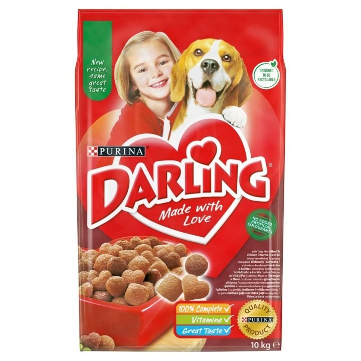 Krmivo Purina Darling Dospelý Kurča Teľacie mäso