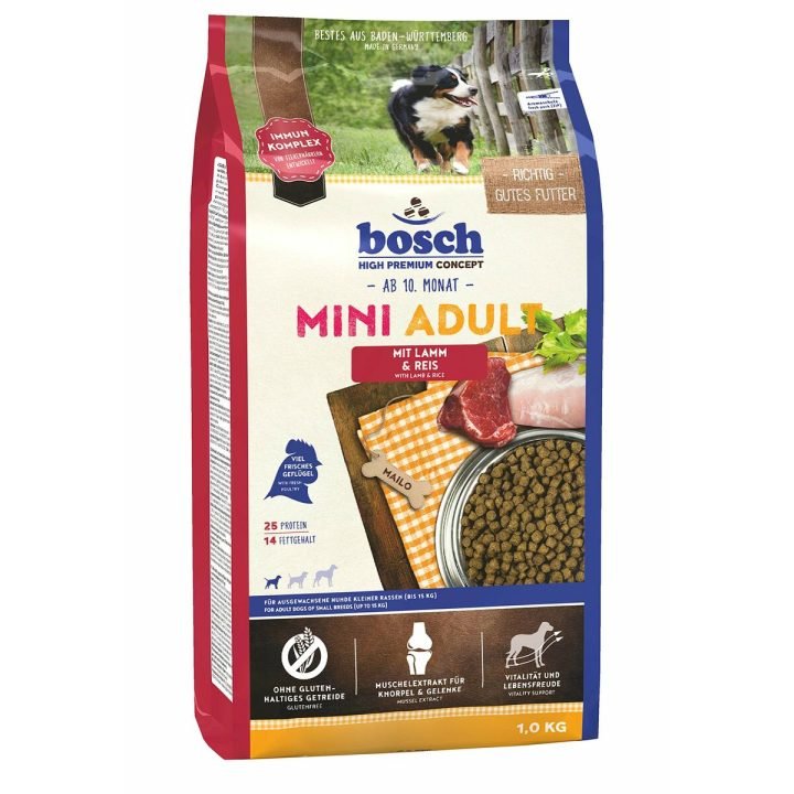 Krmivo BOSCH Mini Adult Dospelý Baránok Ryža 1 kg
