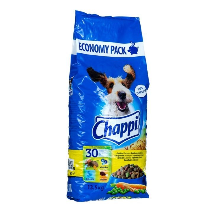 Krmivo Chappi Dospelý Kurča Teľacie mäso Rastlinný Vtáky 13,5 kg