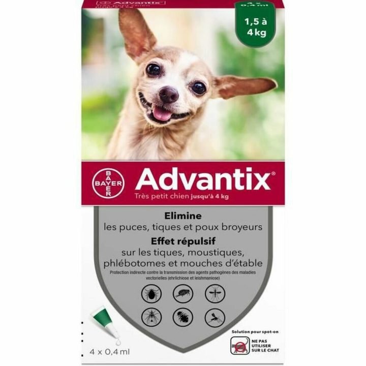 Proti parazitom Advantix pes