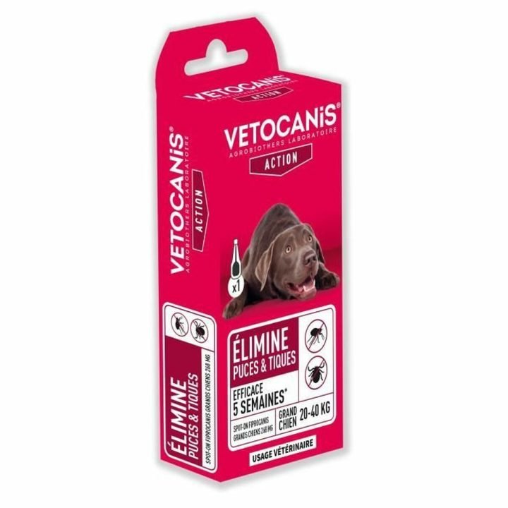 Proti parazitom Vetocanis Fipronil pes Veľký 20-40 Kg
