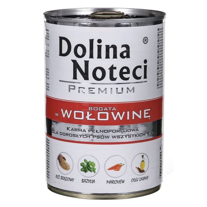 Mokré jedlo Dolina Noteci Premium Teľacie mäso Prasa