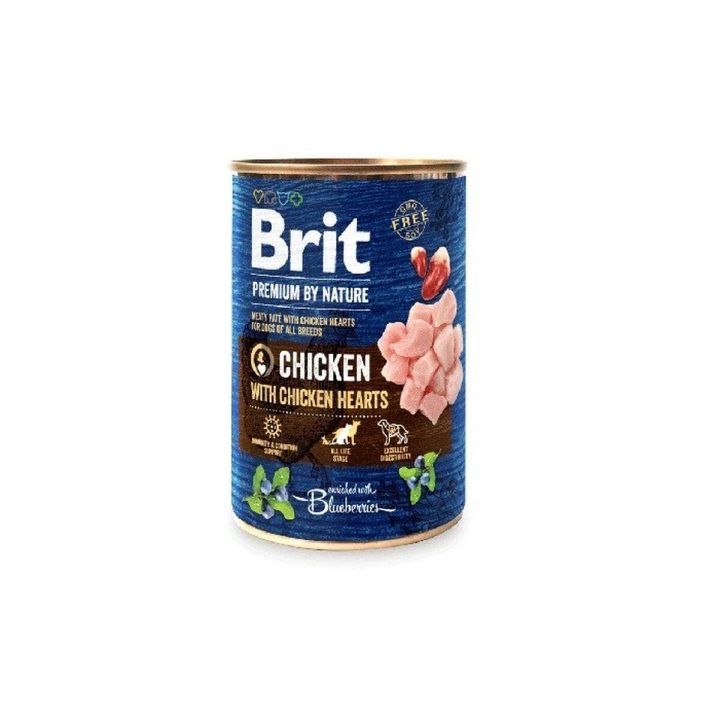 Mokré jedlo Brit Premium Kurča