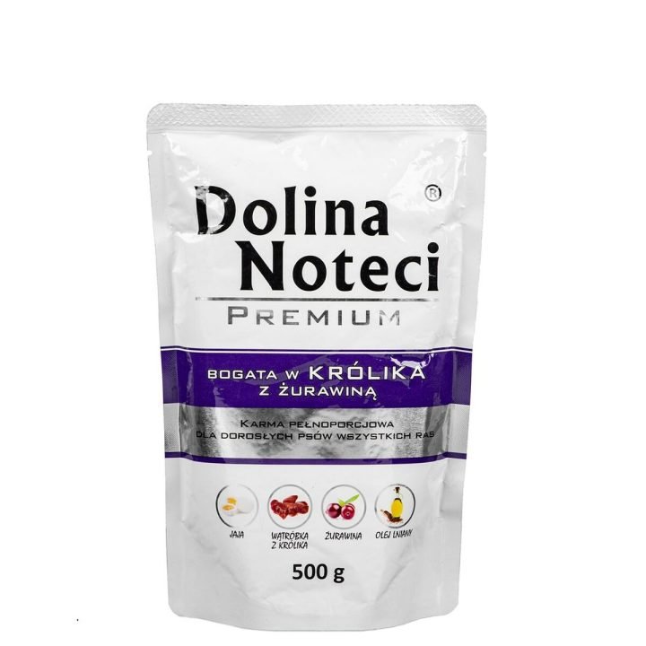 Mokré jedlo Dolina Noteci Premium Čučoriedka Králik