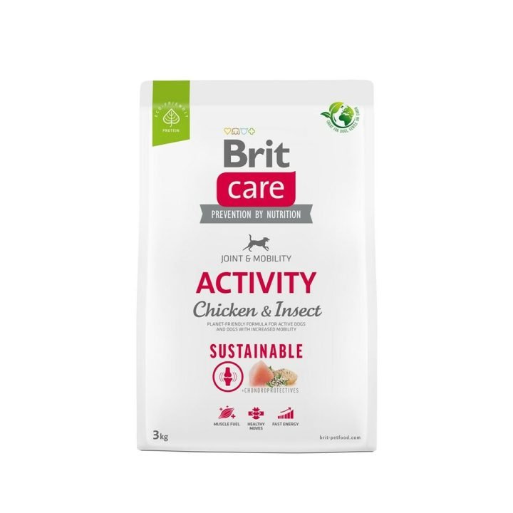 Krmivo Brit Care Dog Sustainable Activity Dospelý Kurča 3 Kg