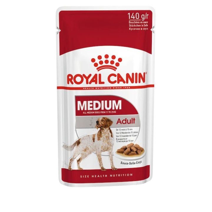 Mokré jedlo Royal Canin Medium Adult 10 x 140 g