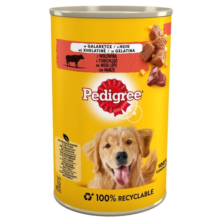Mokré jedlo Pedigree Teľacie mäso