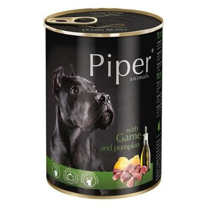 Mokré jedlo Dolina Noteci Piper Animals Mäso Tekvica Diviak 400 g