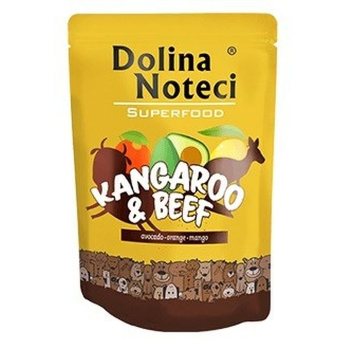 Mokré jedlo Dolina Noteci Superfood Teľacie mäso Klokan