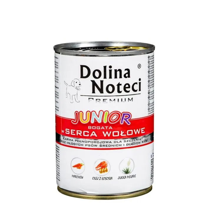 Mokré jedlo Dolina Noteci Premium Junior Teľacie mäso 400 g