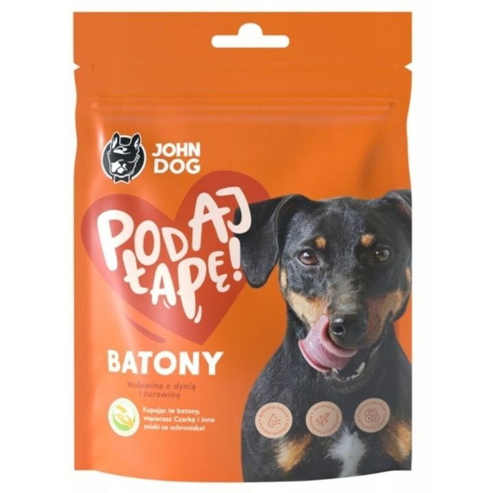 Krmivo John Dog Čučoriedka Teľacie mäso Tekvica 140 g