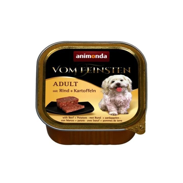 Mokré jedlo Animonda  Vom Feinsten Teľacie mäso Zemiaky 150 g