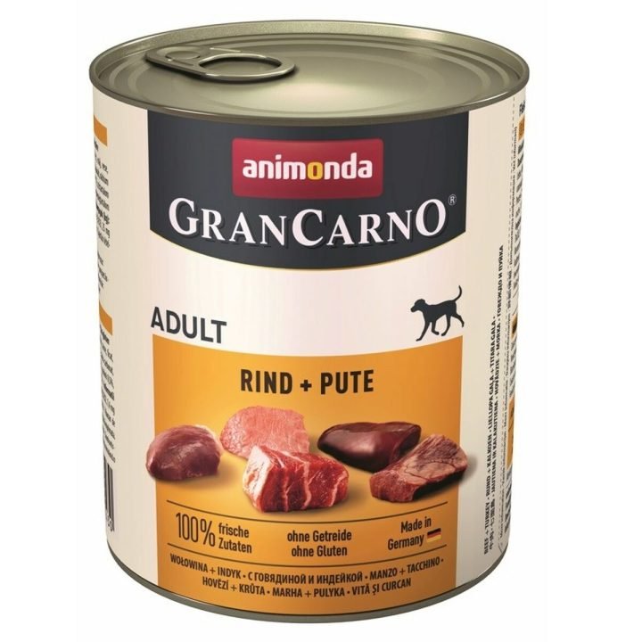 Mokré jedlo Animonda GranCarno Original Páv Teľacie mäso