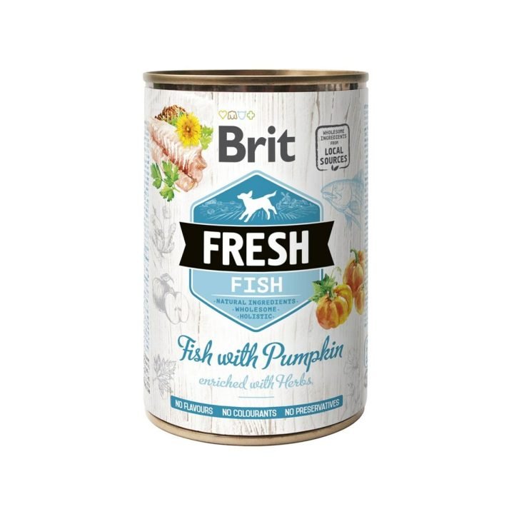 Mokré jedlo Brit Ryby