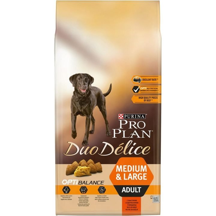 Krmivo Purina Pro Plan DUO DÉLICE Dospelý Teľacie mäso Hovädzie mäso 10 kg