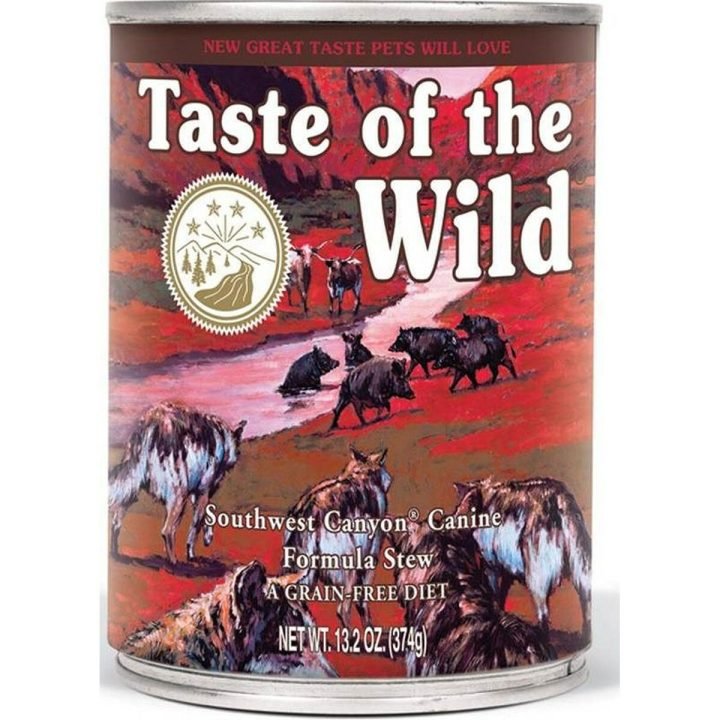 Mokré jedlo Taste Of The Wild Southwest Canyon Teľacie mäso Hovädzie mäso